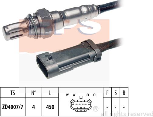 MDR EPS-1997 282 - Lambda zonde www.autospares.lv