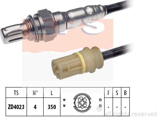 MDR EPS-1997 274 - Lambda zonde autospares.lv