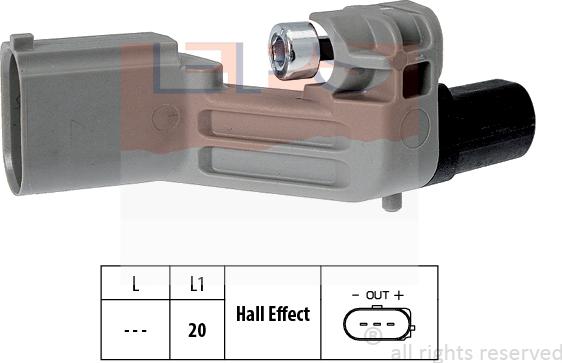 MDR EPS-1953 598 - Sensor, crankshaft pulse www.autospares.lv