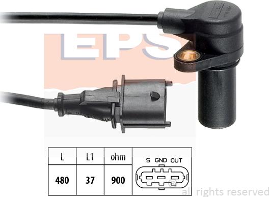 MDR EPS-1953 169 - Sensor, crankshaft pulse www.autospares.lv