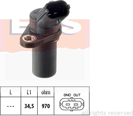 MDR EPS-1953 235 - Sensor, crankshaft pulse www.autospares.lv