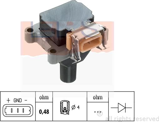 MDR EPS-1970 162S - Aizdedzes spole www.autospares.lv