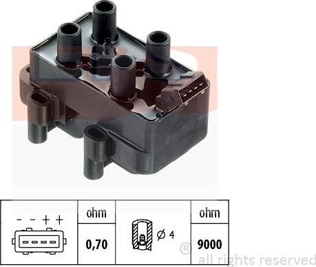 MDR EPS-1970 189 - Aizdedzes spole autospares.lv