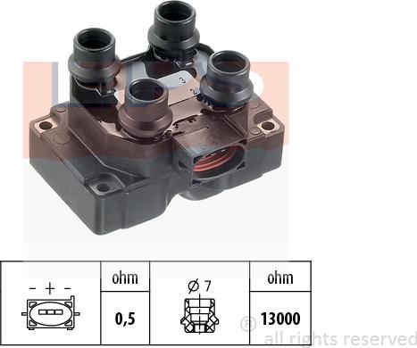 MDR EPS-1970 299S - Aizdedzes spole autospares.lv