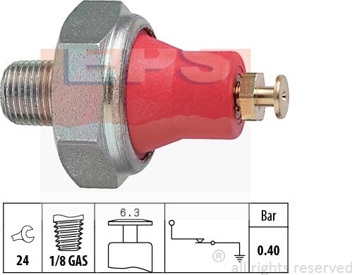 MDR EPS-1800 016 - Devējs, Eļļas spiediens www.autospares.lv