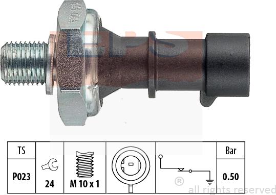 MDR EPS-1800 141 - Devējs, Eļļas spiediens www.autospares.lv