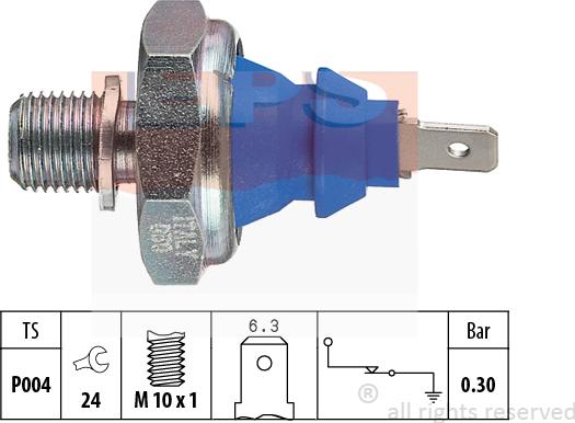 MDR EPS-1800 108 - Sender Unit, oil pressure www.autospares.lv