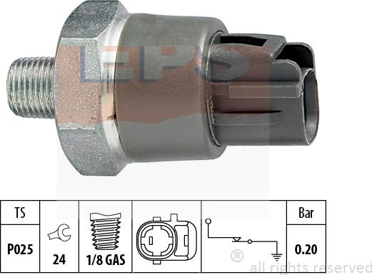 MDR EPS-1800 114 - Devējs, Eļļas spiediens autospares.lv