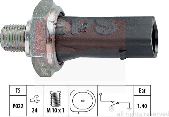 MDR EPS-1800 135 - Devējs, Eļļas spiediens www.autospares.lv