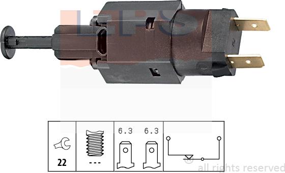 MDR EPS-1810 050 - Bremžu signāla slēdzis www.autospares.lv