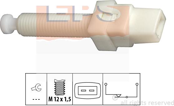 MDR EPS-1810 015 - Bremžu signāla slēdzis autospares.lv