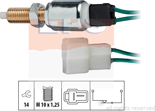 MDR EPS-1810 027 - Bremžu signāla slēdzis autospares.lv