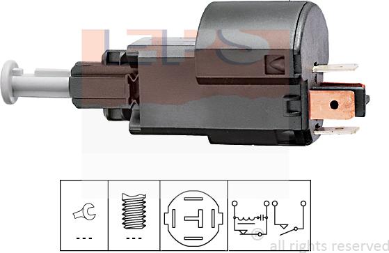 MDR EPS-1810 156 - Bremžu signāla slēdzis www.autospares.lv