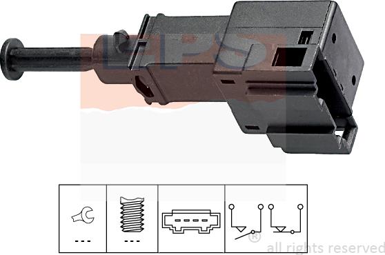 MDR EPS-1810 151 - Brake Light Switch / Clutch www.autospares.lv