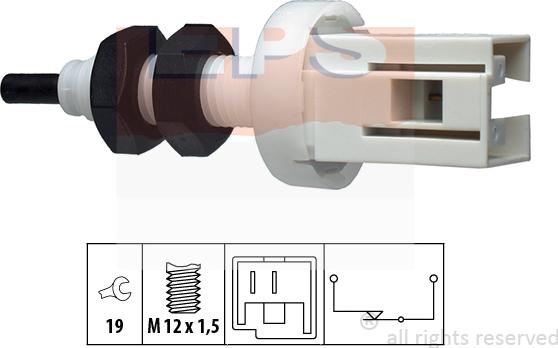 MDR EPS-1810 250 - Выключатель стоп сигнала / сцепления www.autospares.lv