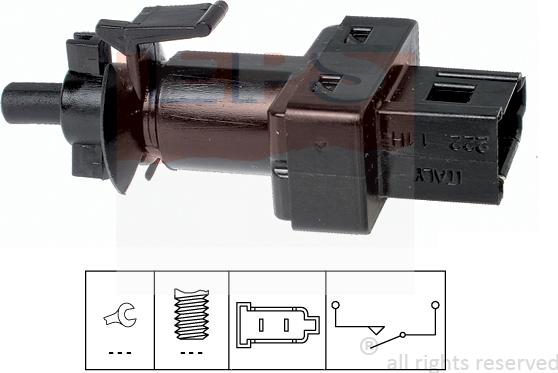 MDR EPS-1810 222 - Switch, clutch control (engine timing) www.autospares.lv