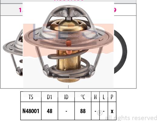 MDR EPS-1880 480S - Termostats, Dzesēšanas šķidrums autospares.lv