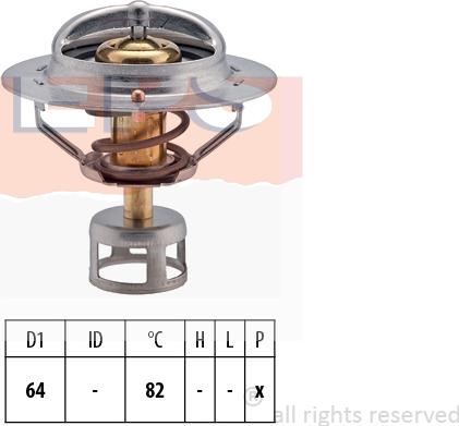 MDR EPS-1880 523 - Termostats, Dzesēšanas šķidrums autospares.lv