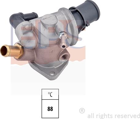 MDR EPS-1880 122 - Termostats, Dzesēšanas šķidrums www.autospares.lv