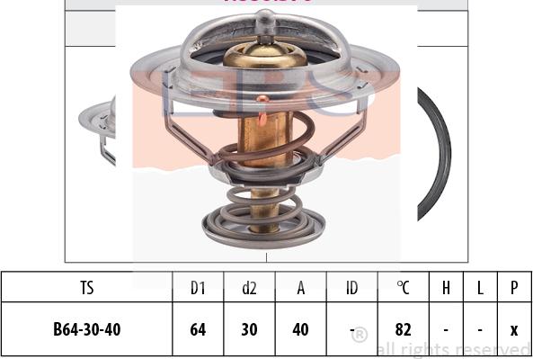 MDR EPS-1880 370S - Termostats, Dzesēšanas šķidrums autospares.lv