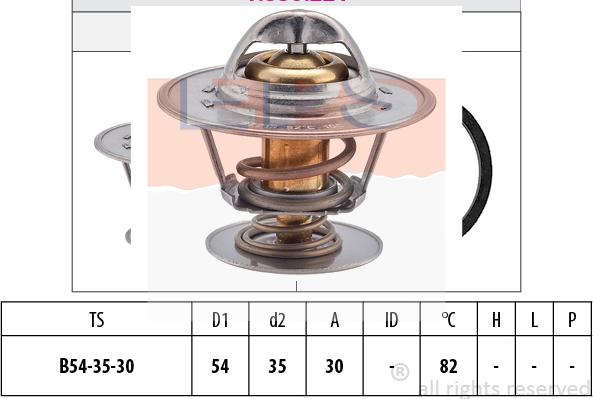 MDR EPS-1880 221S - Termostats, Dzesēšanas šķidrums autospares.lv