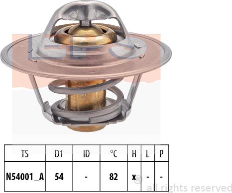 MDR EPS-1880 273 - Termostats, Dzesēšanas šķidrums autospares.lv