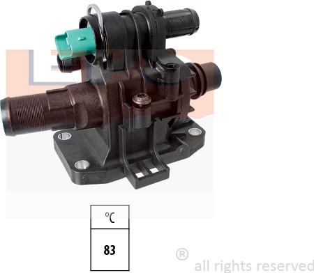 MDR EPS-1880 708 - Termostats, Dzesēšanas šķidrums autospares.lv