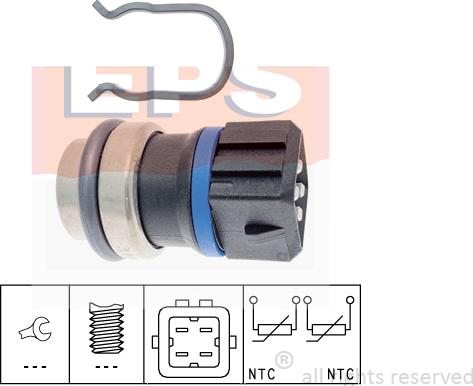 MDR EPS-1830 146 - Devējs, Dzesēšanas šķidruma temperatūra www.autospares.lv