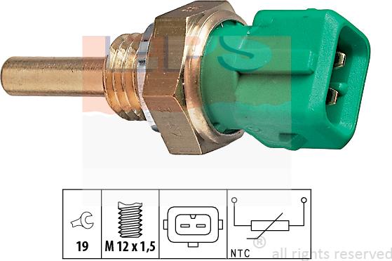 MDR EPS-1830 147 - Датчик, температура охлаждающей жидкости www.autospares.lv