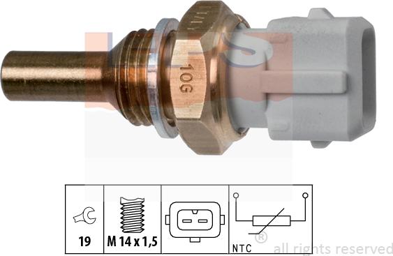 MDR EPS-1830 126 - Датчик, температура охлаждающей жидкости www.autospares.lv