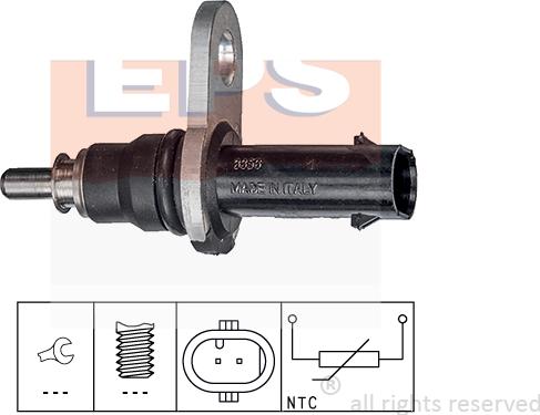 MDR EPS-1830 356 - Devējs, Dzesēšanas šķidruma temperatūra www.autospares.lv