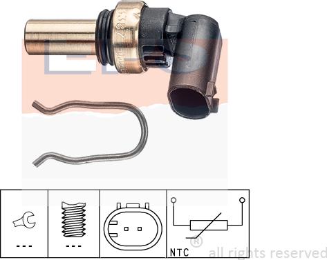 MDR EPS-1830 387 - Devējs, Dzesēšanas šķidruma temperatūra www.autospares.lv