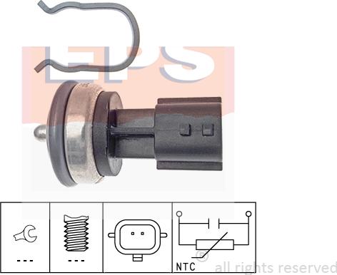 MDR EPS-1830 337 - Devējs, Dzesēšanas šķidruma temperatūra www.autospares.lv