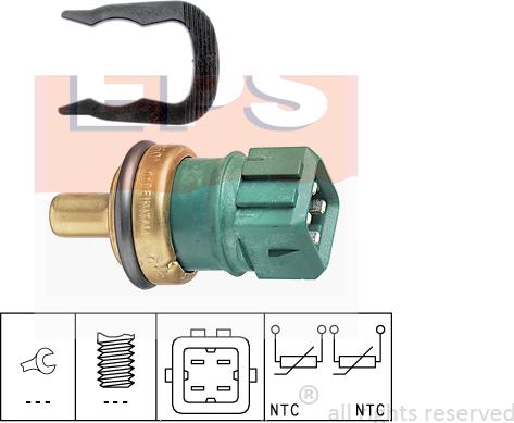 MDR EPS-1830 260 - Devējs, Dzesēšanas šķidruma temperatūra www.autospares.lv