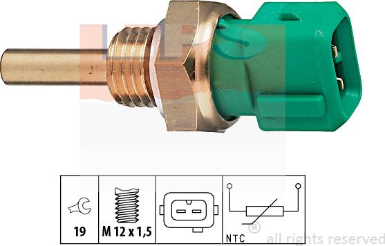 MDR EPS-1830 211 - Датчик, температура охлаждающей жидкости www.autospares.lv