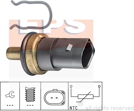 MDR EPS-1830 278 - Датчик, температура охлаждающей жидкости www.autospares.lv