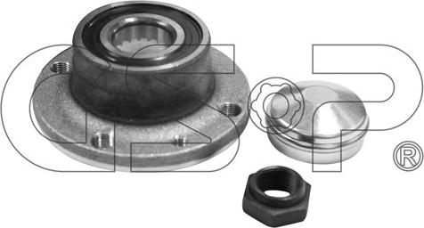 MDR GSP-9230044K - Wheel hub, bearing Kit www.autospares.lv