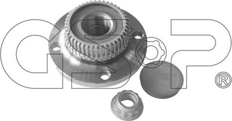 MDR GSP-9230057K - Riteņa rumbas gultņa komplekts autospares.lv