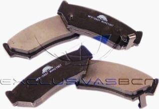 MDR MFP-2897 - Тормозные колодки, дисковые, комплект www.autospares.lv