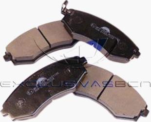 MDR MFP-2S02 - Brake Pad Set, disc brake www.autospares.lv