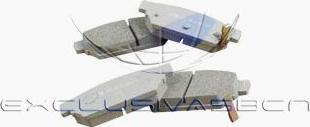 MDR MRP-2504 - Brake Pad Set, disc brake www.autospares.lv