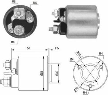 Meat & Doria 46015 - Ievilcējrelejs, Starteris www.autospares.lv