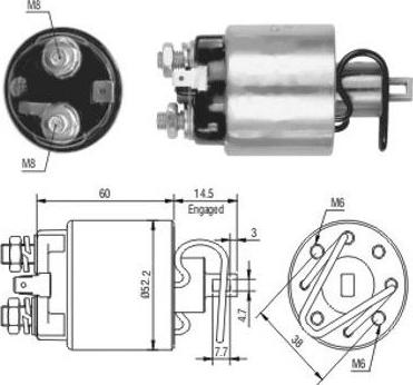 Meat & Doria 46089 - Ievilcējrelejs, Starteris www.autospares.lv