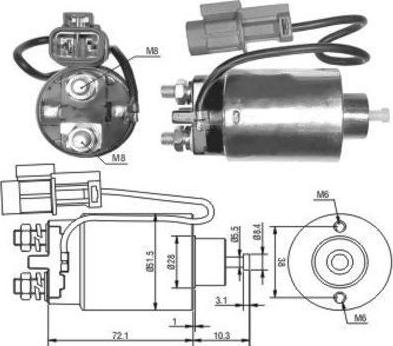 Meat & Doria 46180 - Ievilcējrelejs, Starteris autospares.lv