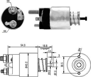 Meat & Doria 46135 - Ievilcējrelejs, Starteris autospares.lv