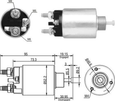 Meat & Doria 46133 - Ievilcējrelejs, Starteris www.autospares.lv