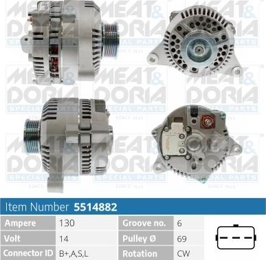 Meat & Doria 5514882 - Ģenerators autospares.lv