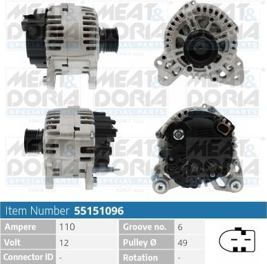 Meat & Doria 55151096 - Ģenerators www.autospares.lv