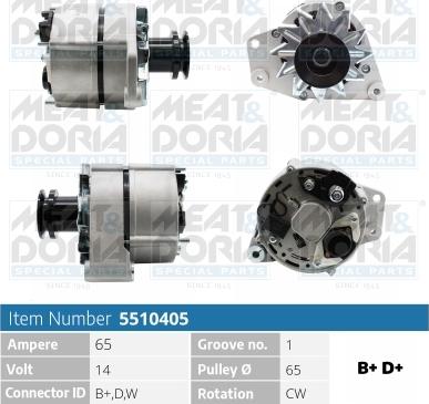 Meat & Doria 5510405 - Ģenerators autospares.lv