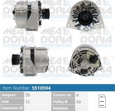 Meat & Doria 5510594 - Ģenerators www.autospares.lv